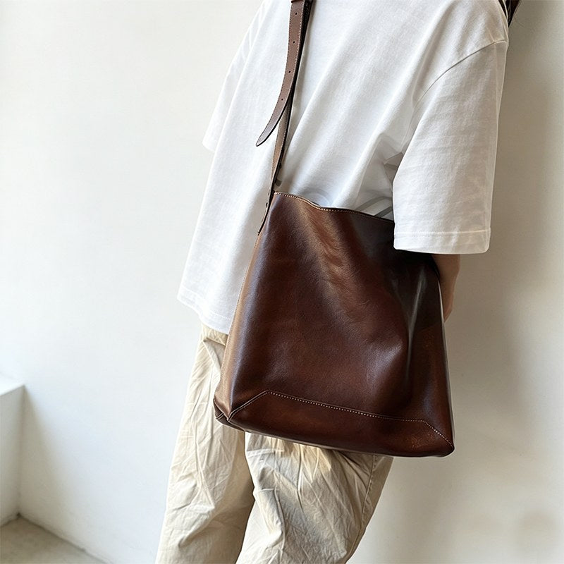Lumera Mellow ワークショルダー コーヒー