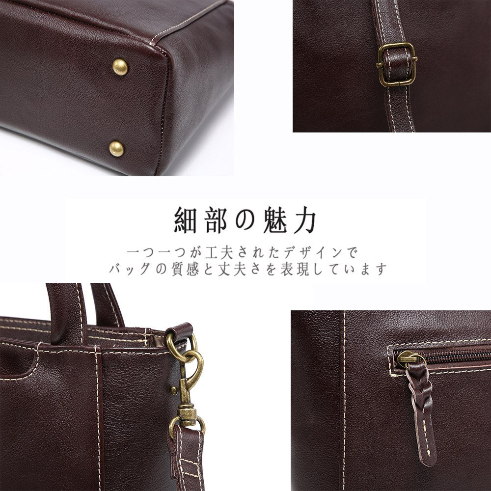 Lumera Noa バケットショルダー ダークブラウン