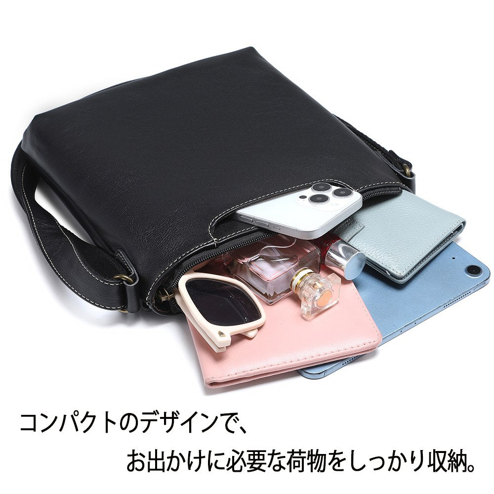 Lumera Sena 縦型ショルダー ブラック