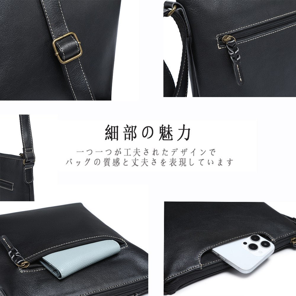 Lumera Sena 縦型ショルダー ブラック